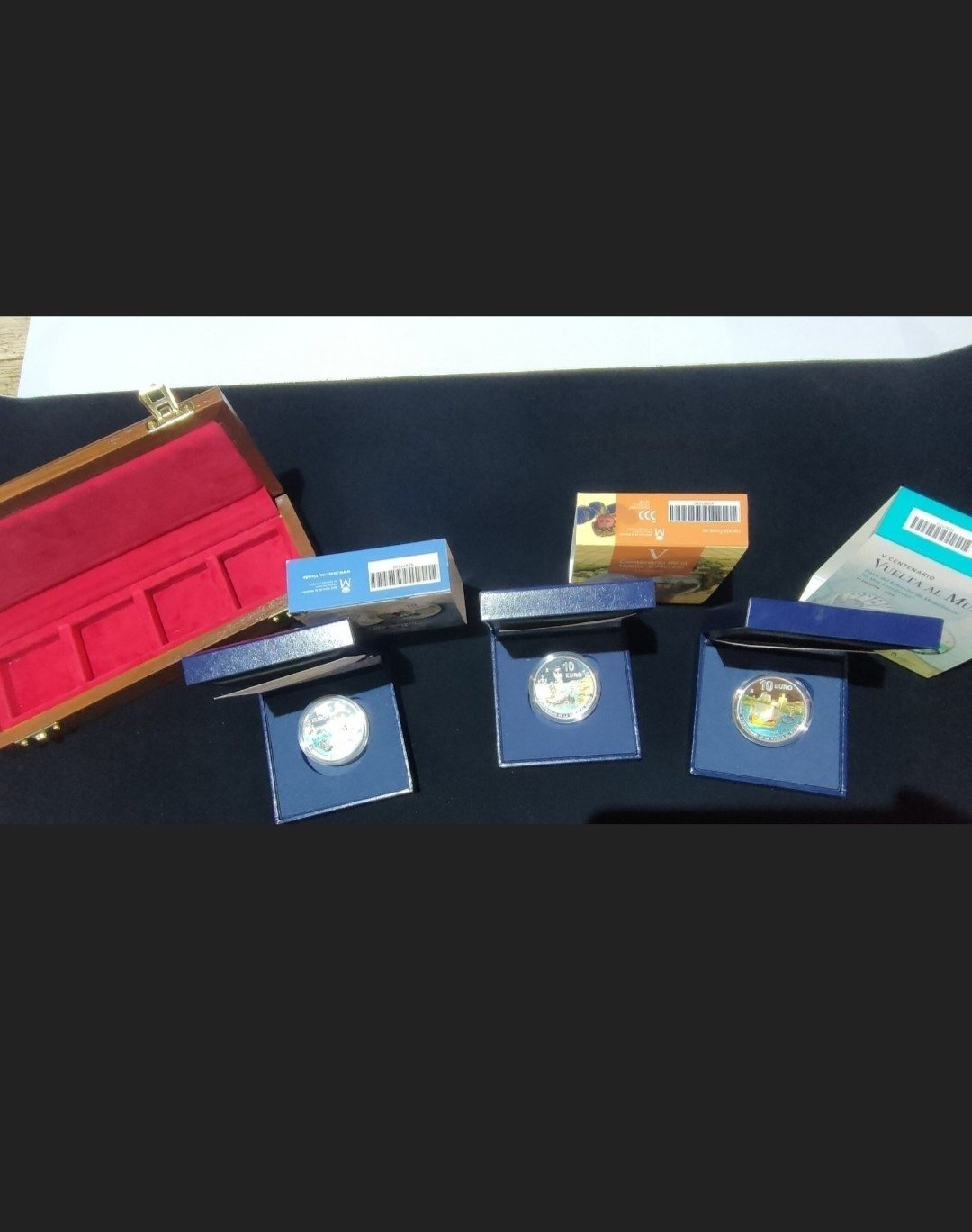 Collection 3 Coins * 2020-2021-2022 * ****V Centenary of the Tour of the world Silver 925 mm