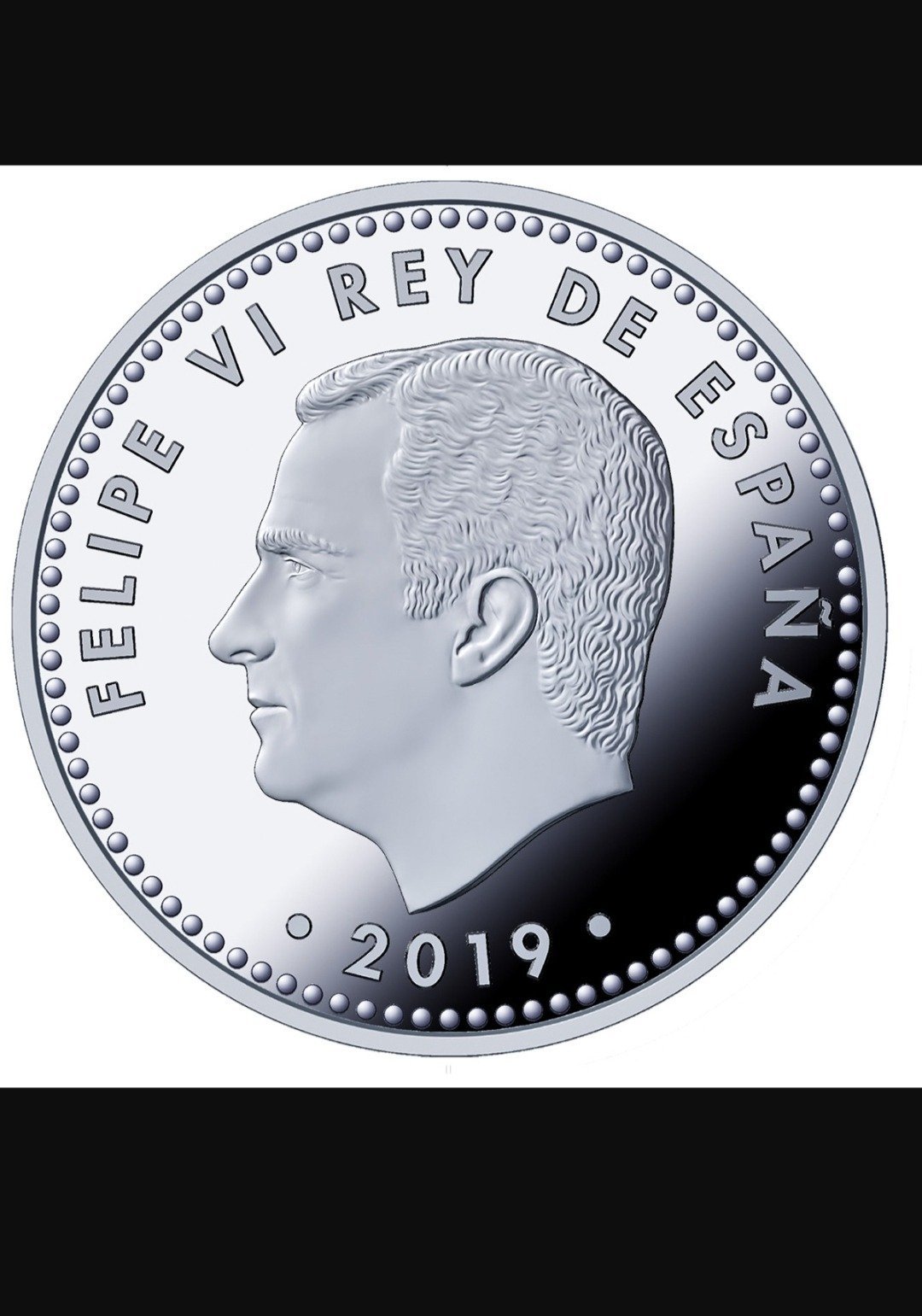 España. 10 Euro 50 Aniversario de la Llegada del Hombre a la Luna 2019 ( .925 Silver )