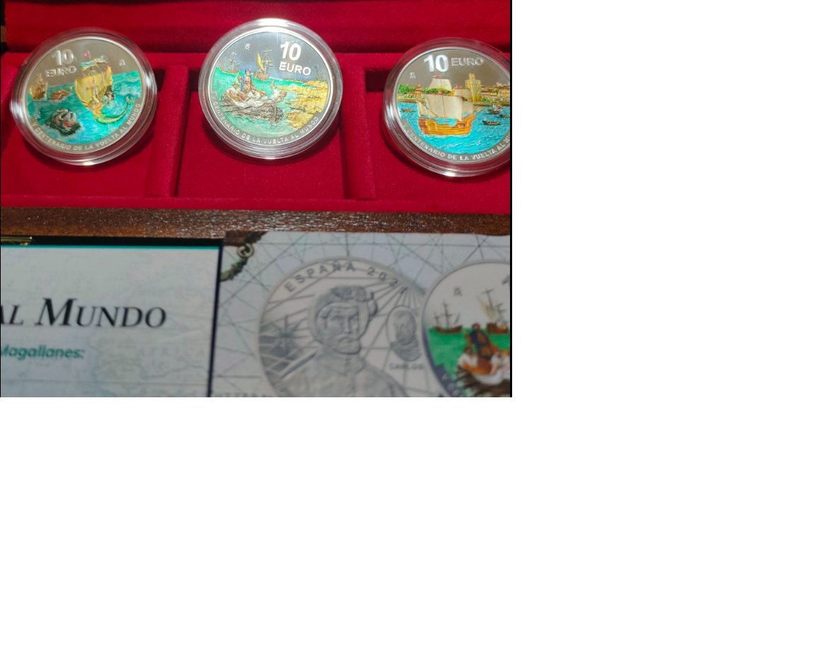 Collection 3 Coins * 2020-2021-2022 * ****V Centenary of the Tour of the world Silver 925 mm