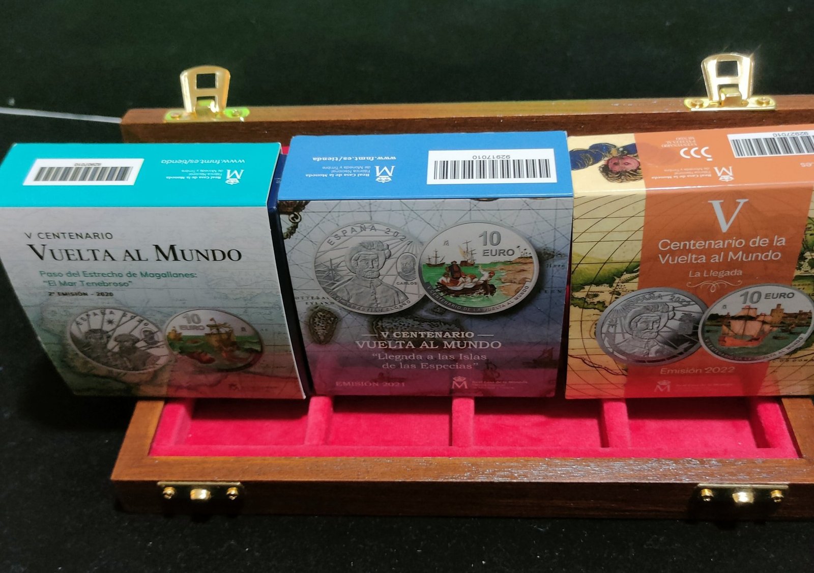 Collection 3 Coins * 2020-2021-2022 * ****V Centenary of the Tour of the world Silver 925 mm