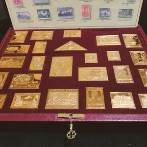 España. Serie 25 Silver Stamps - Encuentro de Dos Mundos-V Centenario Descubrimiento América (729,00 gr. Silver)