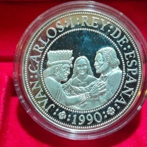 España. 5000 Pesetas 1990 Serie II - V Centenario Descubrimiento América, Proof