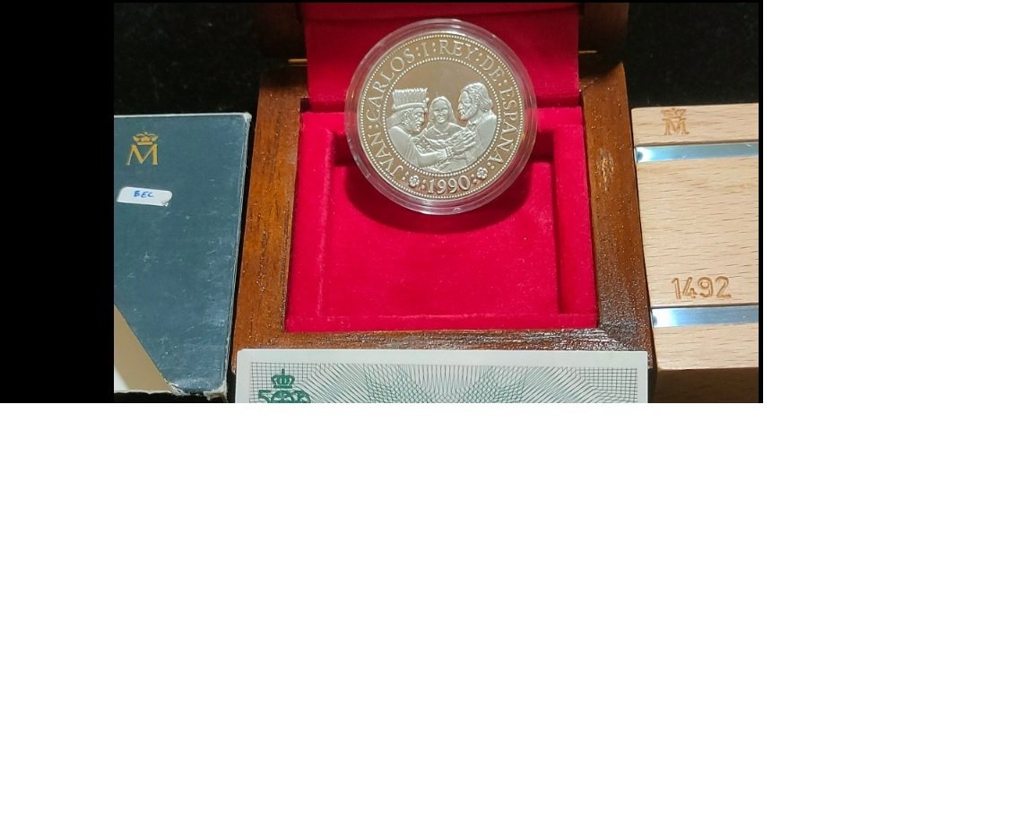 España. 5000 Pesetas 1990 Serie II - V Centenario Descubrimiento América, Proof